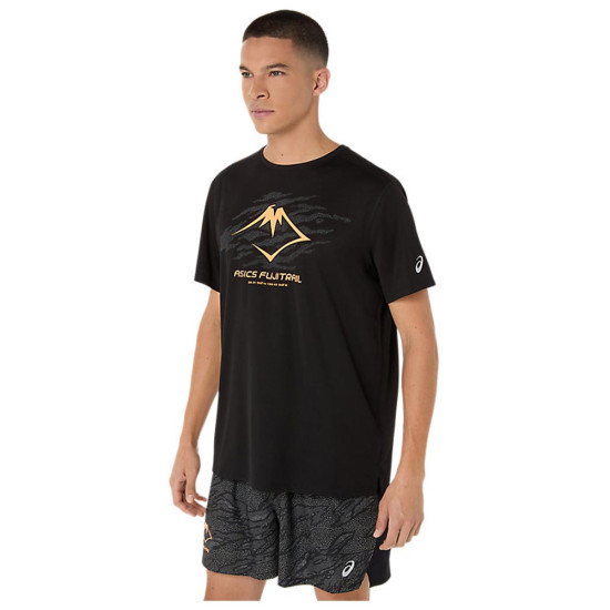 Asics Ανδρική κοντομάνικη μπλούζα Fujitrail Logo Tee Asics Ανδρική κοντομάνικη μπλούζα Fujitrail Logo Tee